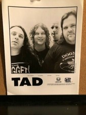 VTG TAD Press Release Photo Picture B&W Music 80s 90s Rock Band 1993 Giant Rec picture
