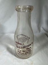 Vintage Valdosta GA Georgia Vallotton Milk Bottle Phone 1065 ACL Glass Decor picture