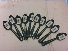 1990's Vintage Enamelware spoon (Pack of 10) Green 6