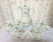 Vintage Bavaria Porcelain Coffee / Snack Set – Cottagecore Floral picture