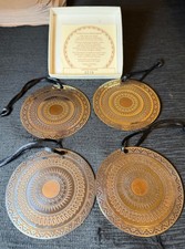 Lot of (4) Vintage 1993 Arizona Highways Limited Edition Christmas Ornaments picture