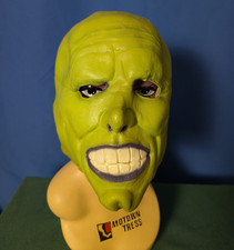 Vintage 1994 The Mask Jim Carrey Latex Movie Halloween Costume Mask New Line picture
