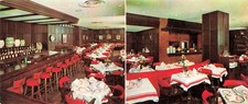 Philadelphia Cheshire Cheese London Chop House Restaurant 3.5x9 Postcard CVL02 picture