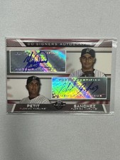 2007 Yusmeiro Petit/Anibal Sanchez Dual Autograph Topps Co-Signers[Marlins] picture