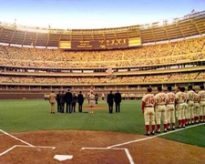 1970 CINCINNATI REDS Riverfront Stadium First Game 8x10 Photo Print Reprint picture