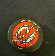 MARTIN BRODEUR SIGNED NEW JERSEY DEVILS NHL PUCK HOFER W/COA+PROOF RARE WOW  picture