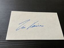 Tim Raines Signed Autographed 3x5 index card picture