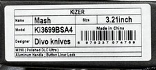 Kizer Mash M390 limited only 50 made sold out Divo Collab picture