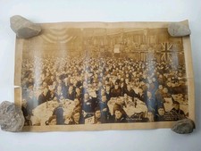 Antique Rare 1918 Rocky Mountain Club Banquet @ Hotel Astor Photograph  picture