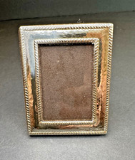 Vtg Italian Paterna & Livi Silver Picture Frame 3.3x2.5 Pic. picture
