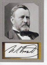 ULYSSES S GRANT ~ Presidential ACEO Portrait D. Gordon Facs Auto * NM+ #18 picture
