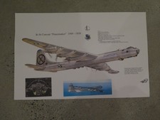 CONVAIR B-36 PEACEMAKER US AIR FORCE STRATEGIC BOMBER - DIAGRAM picture