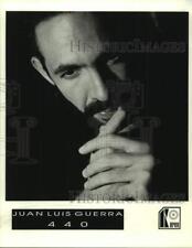 Press Photo Juan Luis Guerra, Dominican singer, songwriter and composer. picture