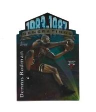 Dennis RODMAN 1997-98 Topps GENERATIONS 1983-1987 NBA Basketball DIE-CUT Bulls picture