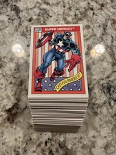 1990 Impel Marvel Universe Cards Complete Set #1-162 In Near Mint Or Better Cond picture