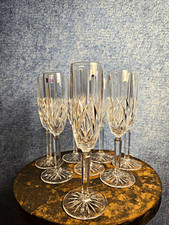 Marquis by Waterford Brookside Crystal Champagne Flutes Set of 8 picture