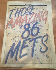 1986 NY Mets World Series Champions Newsday Insert “Those Amazing ’86 Mets” picture