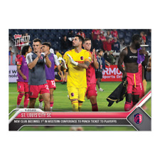 2023 MLS TOPPS NOW #201 St. Louis City SC Punch Ticket to Playoffs - PRESALE picture