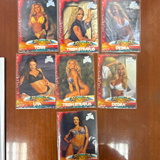 2001 Fleer WWE Divas Hedonism 7 card lot - Trish Stratus (2), Lita (2) and more picture