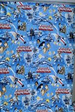 Vintage Battlestar Galactica Twin Fitted Bed Sheet, Flat And Pillowcases. 1978 picture