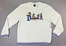 NEW Disneyland 70th Anniversary MICKEY & FRIENDS Minnie Donald Sweatshirt LARGE picture