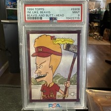 1994 Topps Beavis And Butt-Head #6908 I'm, Like, Beavis PSA 9 - Pop 1 (Pop Cultu picture