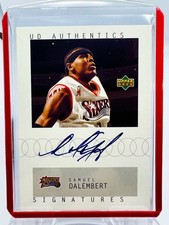 1 1836 ultra rare Rookie RC Auto 02 Upper Deck UD s Samuel Dalembert NB picture