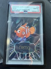 Kakawow 2025 KKW Aura Disney Pixar Nemo Aura Black Signature #33 /75 PSA picture