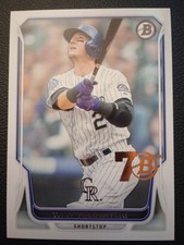 2017 Bowman 70th Anniversary Bronze 2014 Bowman Troy Tulowitzki Rockies picture