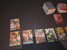 1995 FLEER MARVEL METAL 180 BASE FOIL CARD INCOMPLETE SET WITH DUPLICATES picture