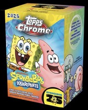 2025 TOPPS CHROME SpongeBob SquarePants VALUE BLASTER BOX 25th Ann Brand New QTY picture