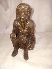 Vintage Bronze Large Monkey Figurine noontidings USA Animal figure picture