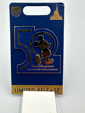 Disney WDW 50th Anniversary Mickey Mouse Limited Release Pin 2021 With Card picture