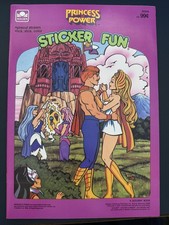Vintage New Princess of Power She-Ra Sticker Fun Book 1986 picture