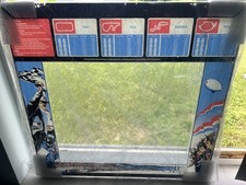 Atari Pole Position 2 II Arcade Video Game Monitor Bezel GLASS ORIGINAL picture