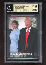 2016 Topps Now Election #16-17 Donald & Melania Trump Assume Residence BGS 9.5 picture