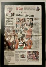Vintage 90’s Chicago Bulls Chicago Tribune Newspaper NBA Finals vs Utah Jazz picture