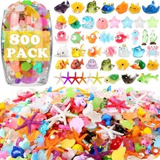 800 Pcs Mini Resin Animal Figures - Tiny Garden Accessories for Crafts & Decor picture