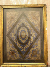 Antique 19thC Benedictine Multi Relic Reliquary Framed Saints St Benedict Wax Se picture