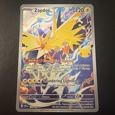 Pokémon TCG Zapdos 133/128 30th Celebrations IR picture
