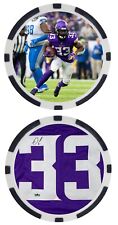 DALVIN COOK #1 - MINNESOTA VIKINGS - POKER CHIP - ***SIGNED/AUTO*** picture