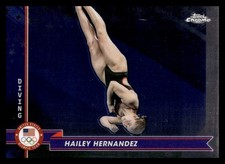 US Olympic Hailey Hernandez 2024 Topps Chrome Diving #144 picture