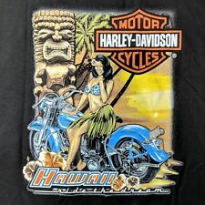 Harley Davidson Pacific Hawaii Hula Girl New NWT Black 4XL Shirt T-shirt Tiki picture
