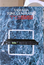Yamaha TG55 MIDI Module Original Color Brochure + SYTG55 Sysex Voice Banks on CD picture