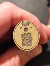 Rare antique wax seals 19th century. Lot of 4. picture