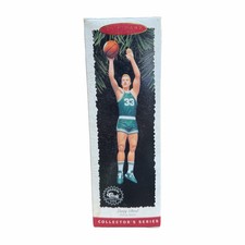 1996 Hallmark Larry Bird Ornament - Classics - NBA Boston Celtics - Hoop Star #2 picture