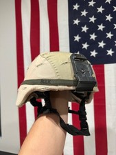 FOR DISPLAY ONLY Vintage 2005 ACH US Army Surplus Helmet Medium with NVG Mount picture