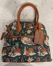Disney Dooney & Bourke 2022 Christmas Holiday Satchel Bag - NWOT Great Placement picture