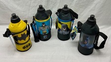 Batman DC Flasks, insulated, with tags, New. Vintage, early 2,000’s. lot of 4. picture