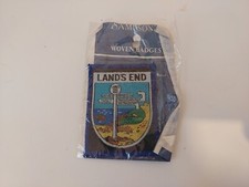 Land's Edge Souvenir Woven Patch Badge New (Old stock) picture